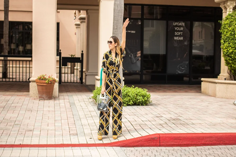 gold jumpsuit