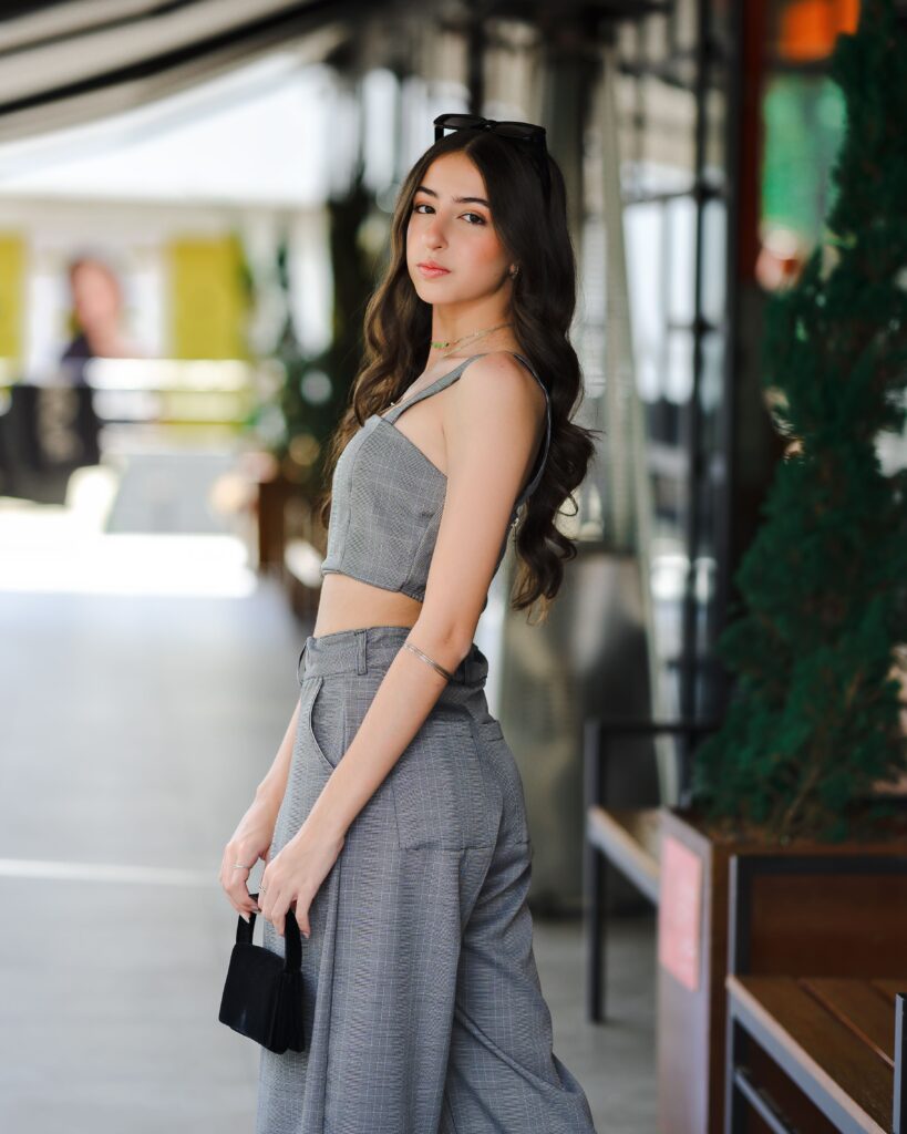 grey two piece set