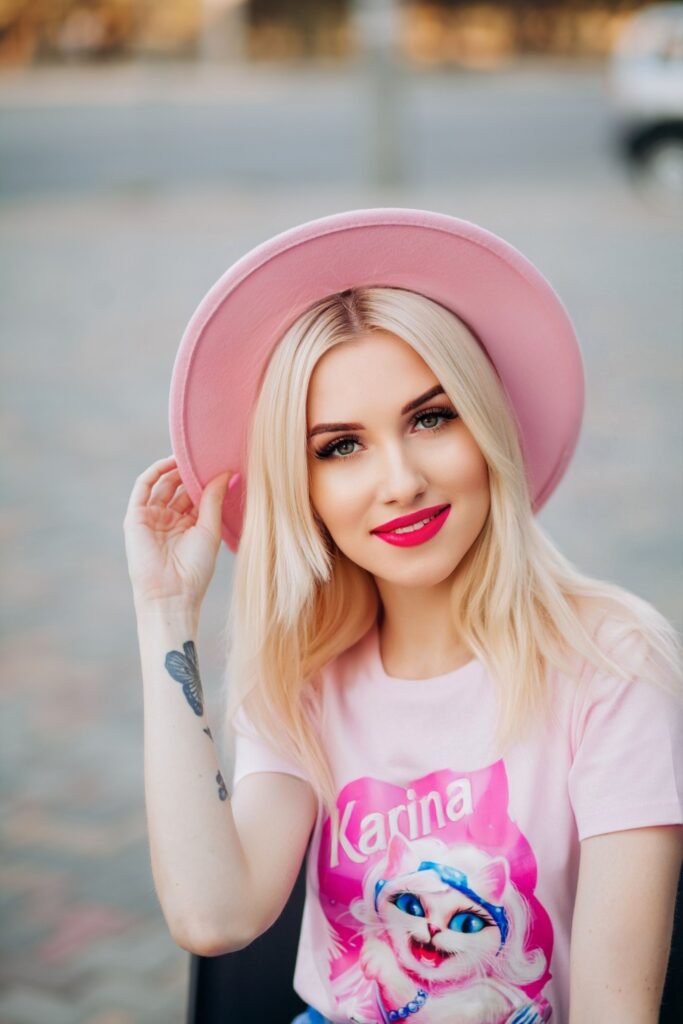 hot pink graphic tee