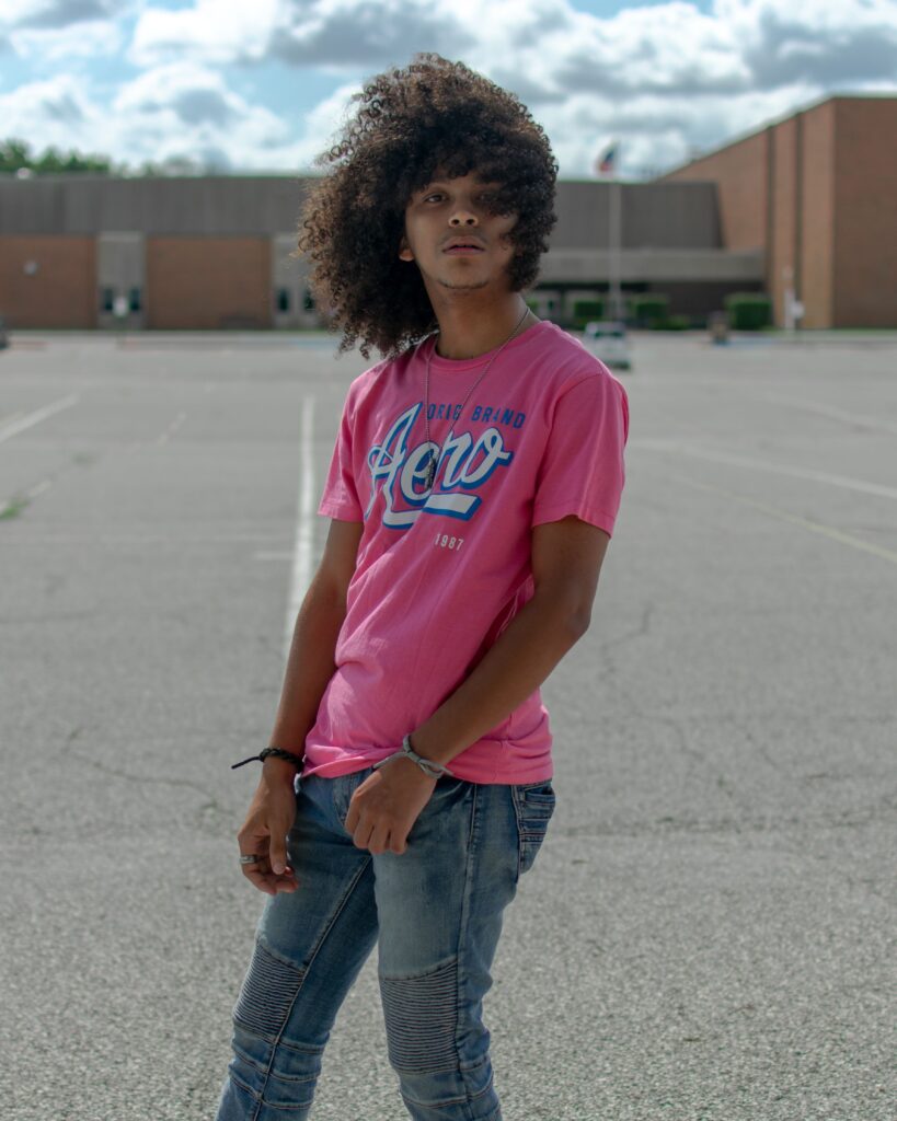 hot pink graphic tee