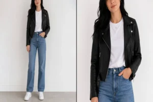 Create The 7 Chicest Looks With Black Leather Jacket For Women