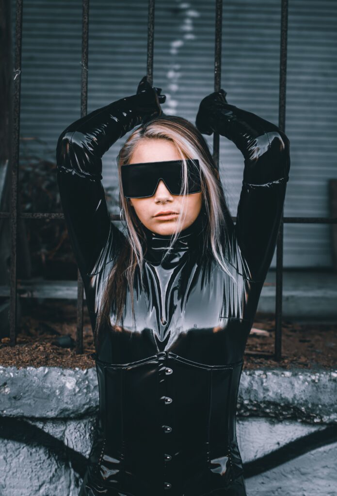 latex dress