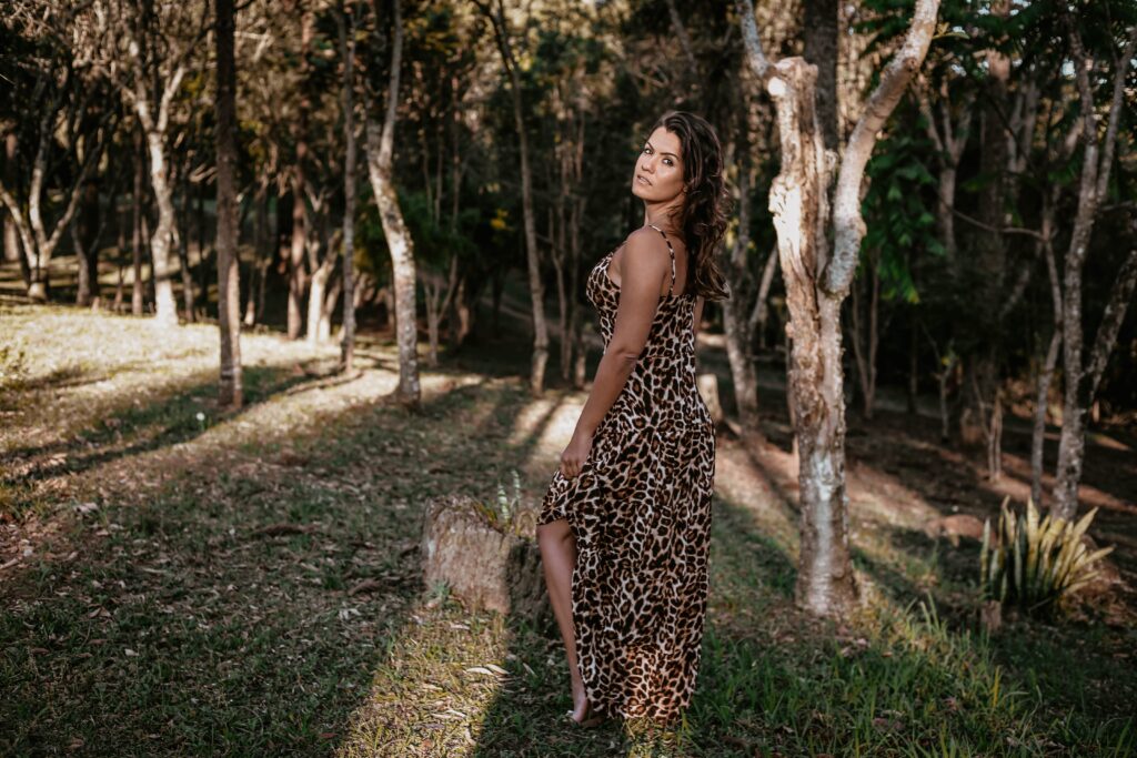 leopard maxi dress