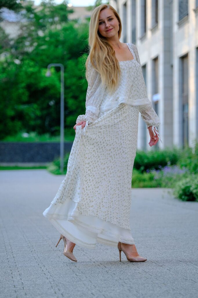 leopard maxi dress