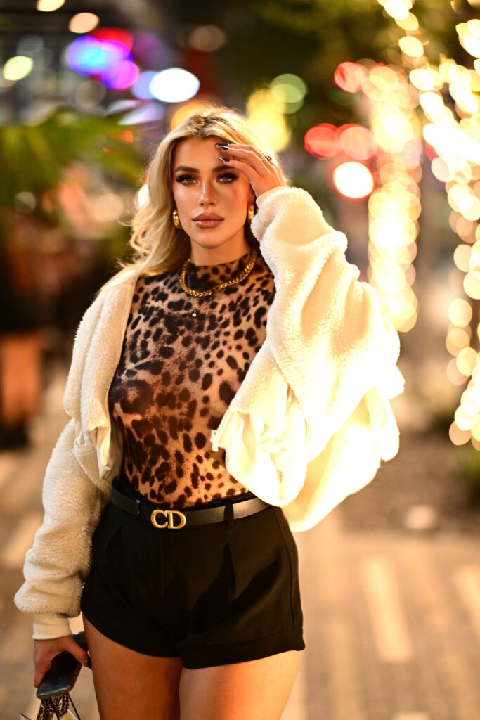 leopard mesh bodysuit