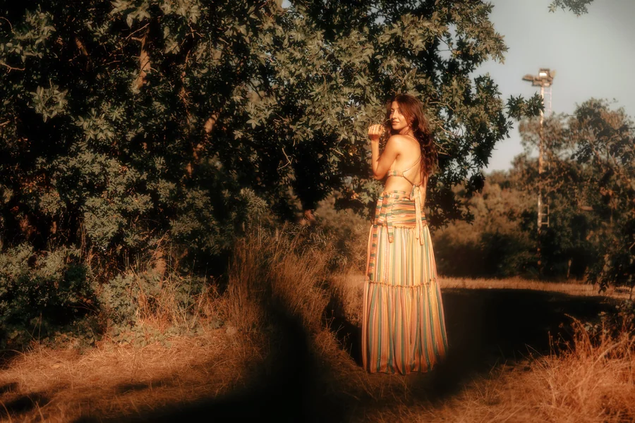 mesh maxi dress