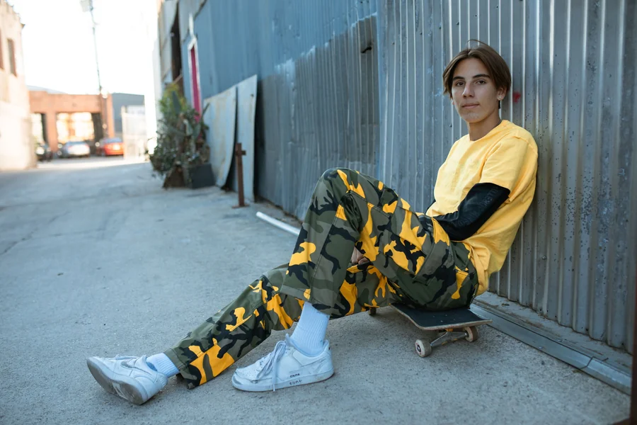 pink camouflage pants