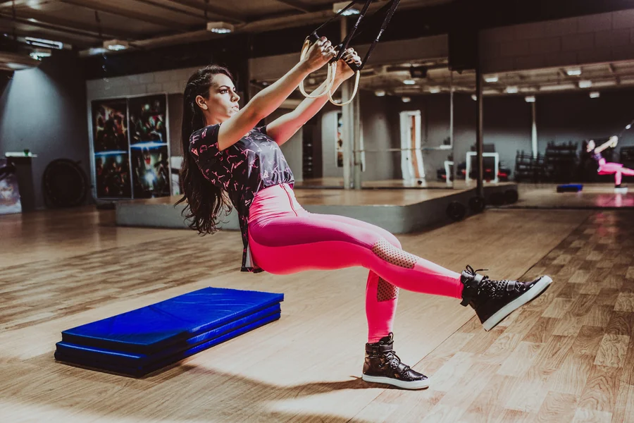 pink capri leggings