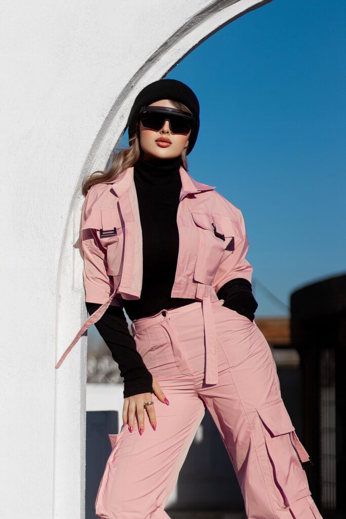 pink cargo pants