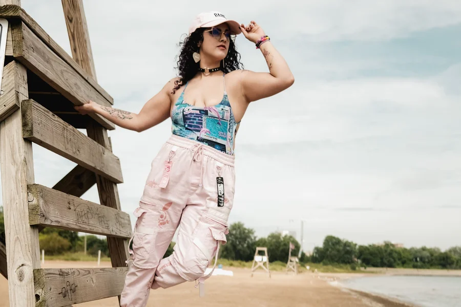 pink cargo pants