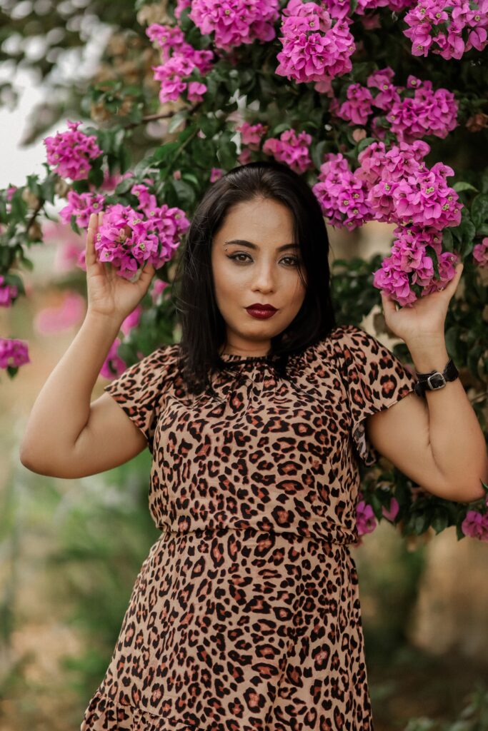 pink cheetah print dress