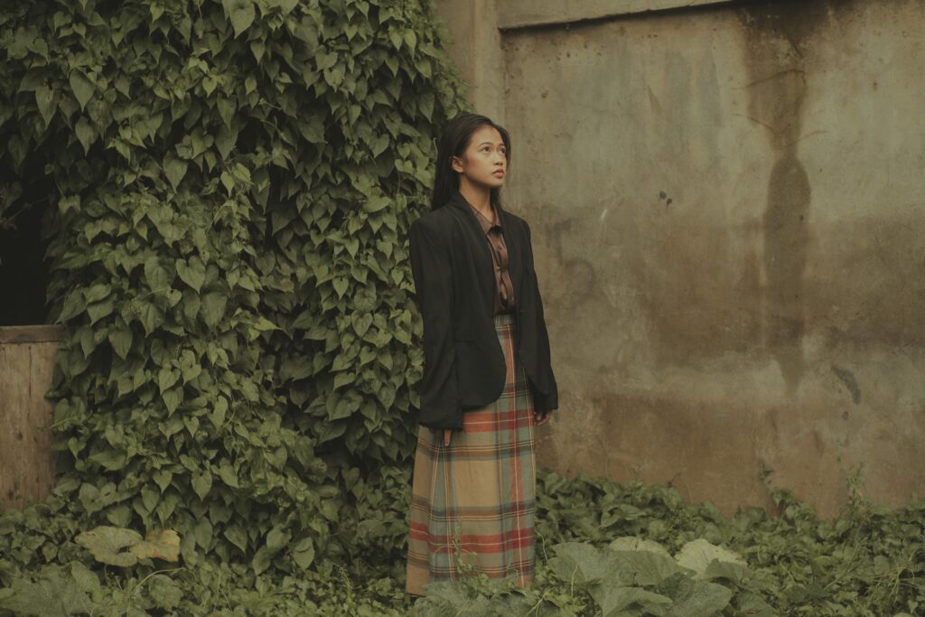 plaid skirt