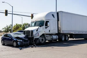 When a Commercial Truck Turns Left and Causes a Serious Crash