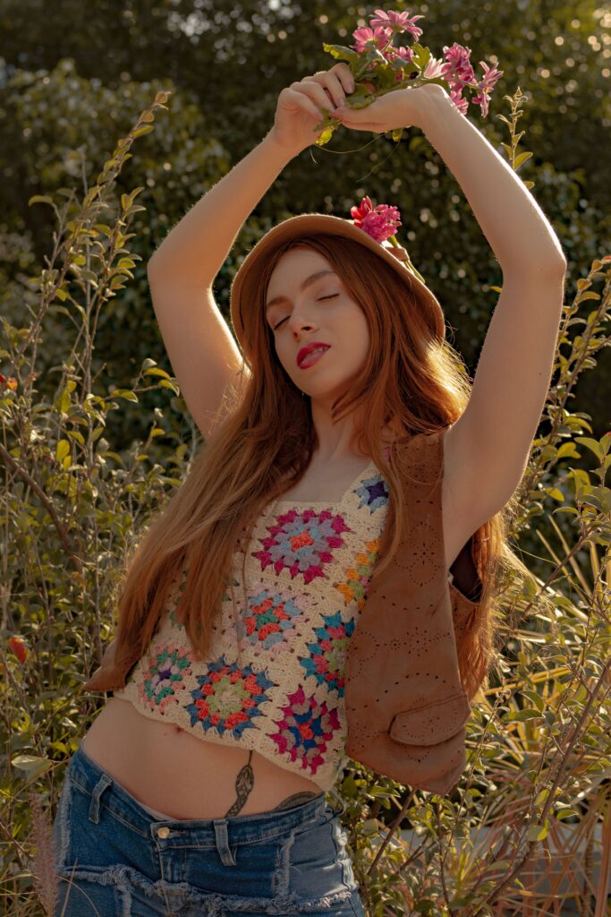 plus size crochet top
